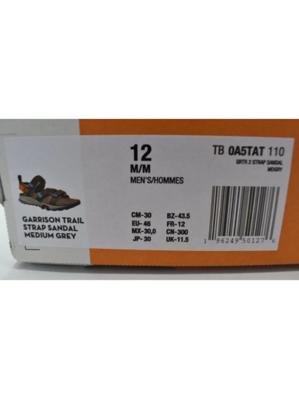 Timberland Mens Size 12 Garrison Trail Strap Brown Grey Open Toe Sandals Shoes‎
